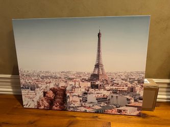 Paris Eiffel Tower Canvas Wall Art