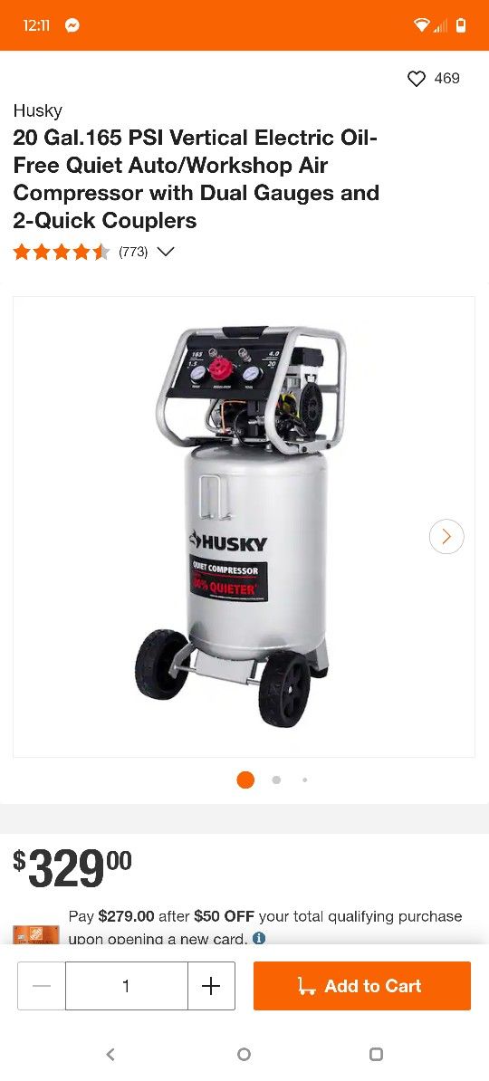 Husky Air Compressor 