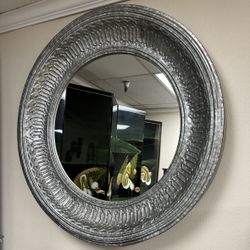 Beautiful Round Metal Mirror-Cost Over $1,300, Used for Staging  