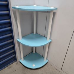 Plastic Corner Bookshelf $ 25 On Good Condition 