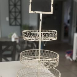 Tiered Metal Tray