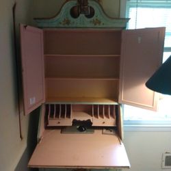 Hand Painted Secretary Desk