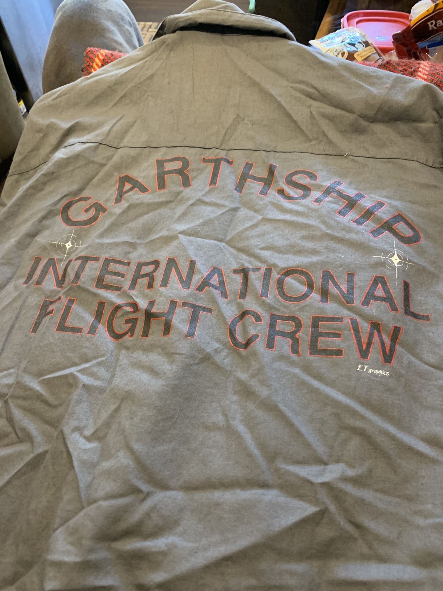 1992 roadie shirt from nutter. centerl piece of Garth Brooks history here