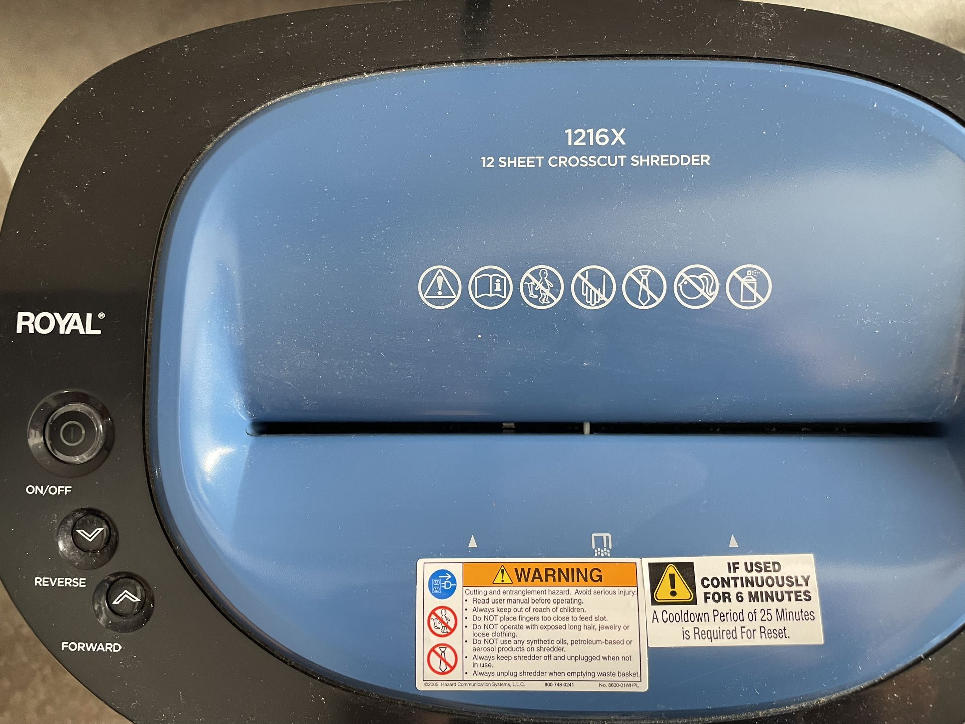 Crosscut Shredder 