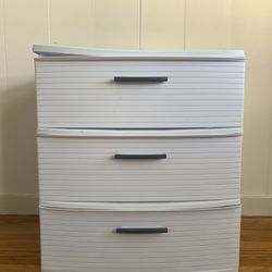 3-Drawer Plastic Storage Cabinet – Compact and Functional