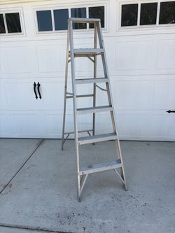 Aluminum A-Frame Step Ladder 6 feet