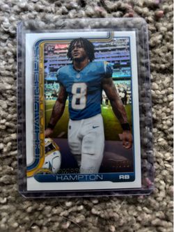 Omarion Hampton 2025/26 nfl topps