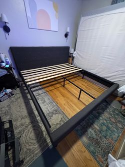 King Size Bed Frame w/ Headboard