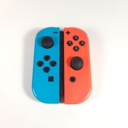 Nintendo Switch Joy-Con Pair Neon Red & Neon Blue OEM Controllers Tested