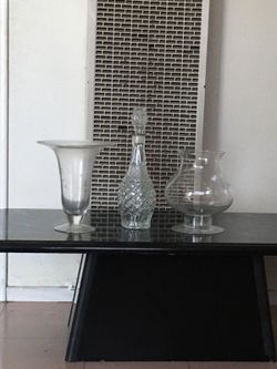 Florero/vinera de crystal/ flower pots/ wine bottle of crystal