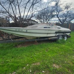 Boat With Pink In Hand