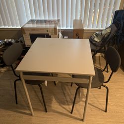 IKEA Dining Table + 2 Chairs 