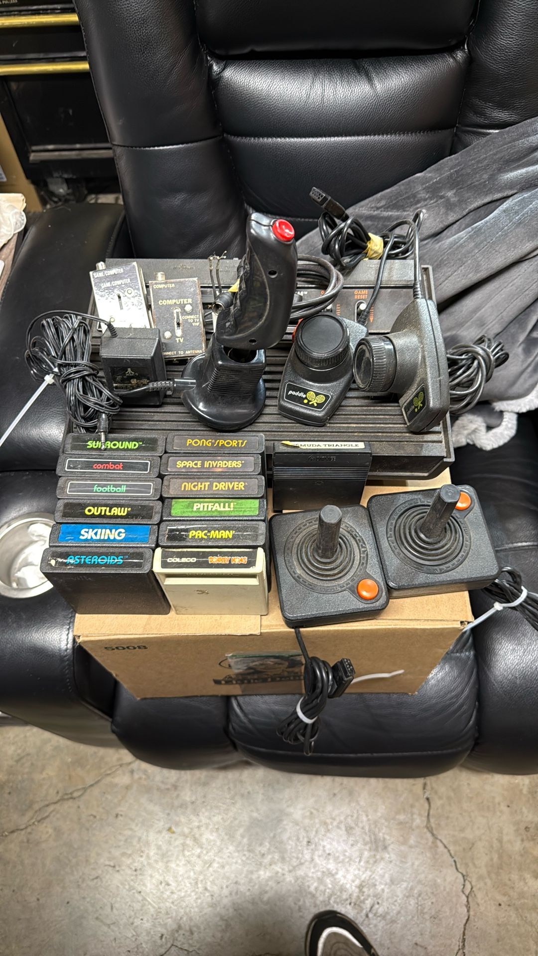 Atari 2600 Darth Vader With Games And Controllers