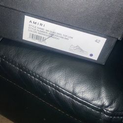Amiri Skel Low Top White And Blue 