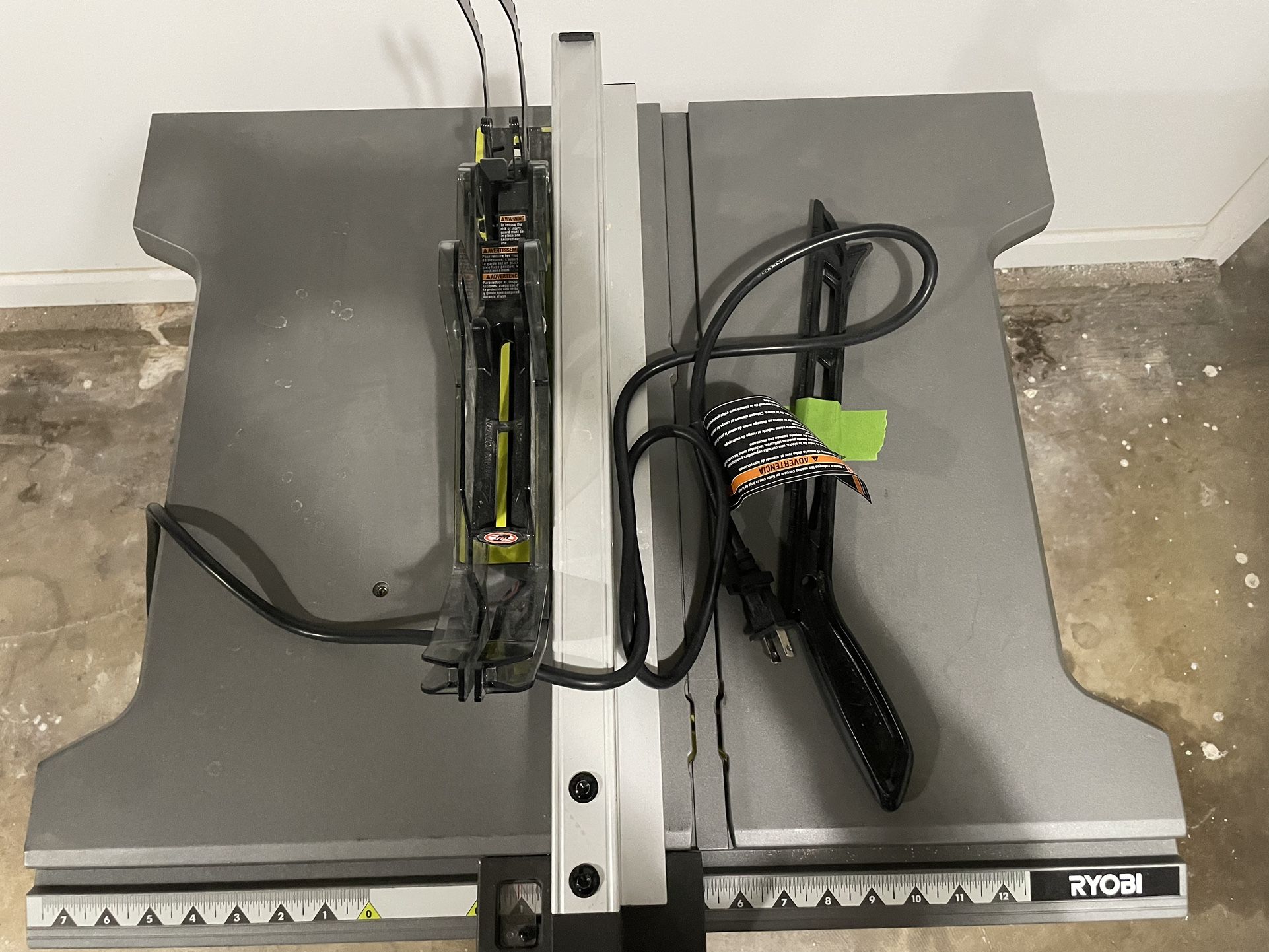 Ryobi RTS12 15amp 10 inch portable table saw for Sale in San Dimas, CA