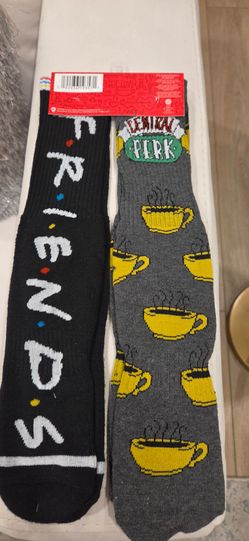 Brand New Friends TV Show Central Perk Socks