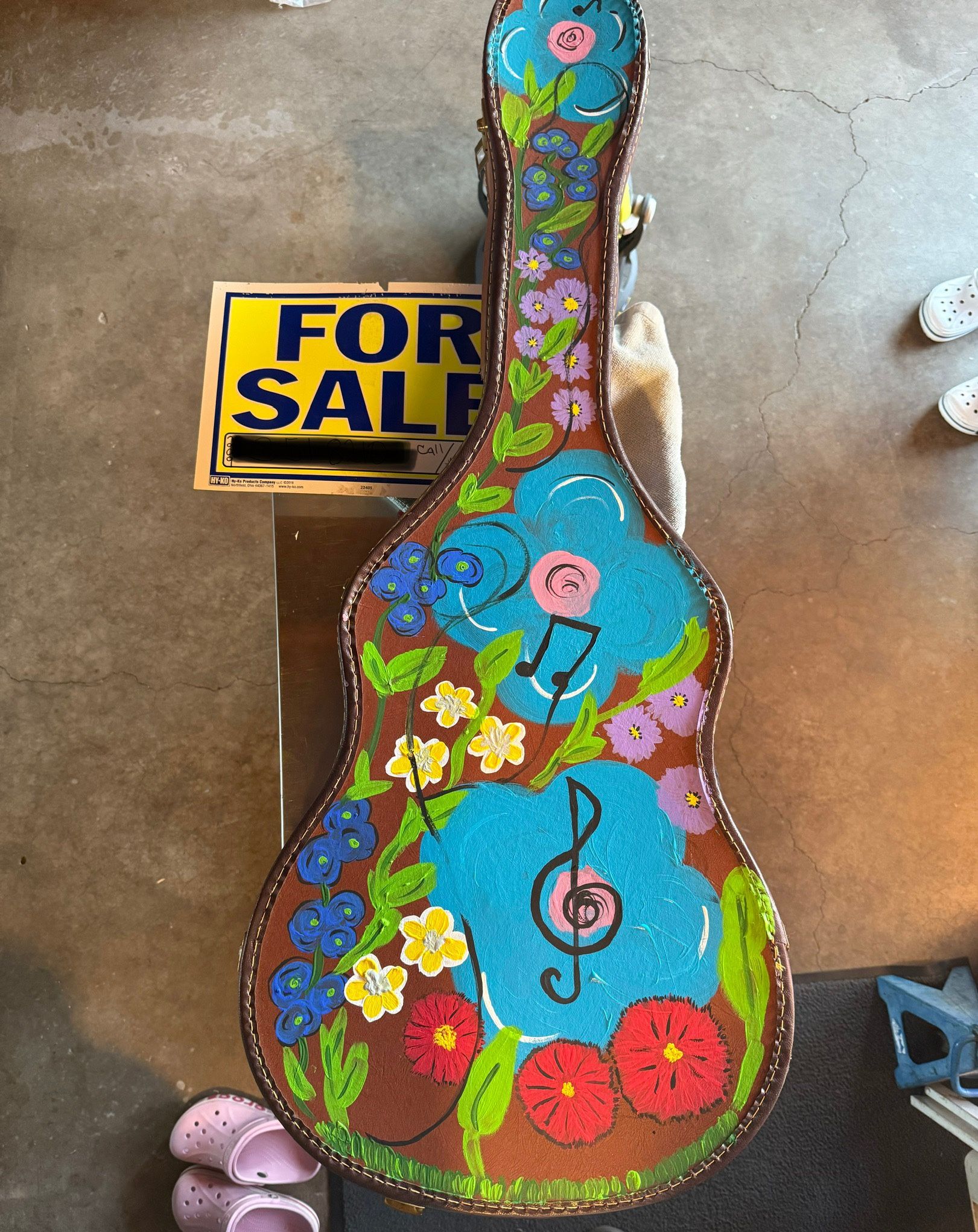 Guitar Case Custom Painted