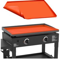 28" Silicone Griddle Mat for Blackstone 28 Inch Grill, Heavy Duty Food Grade Silicone Griddle Cover, Protect Your Grill from Dirt & Rust All Year Roun