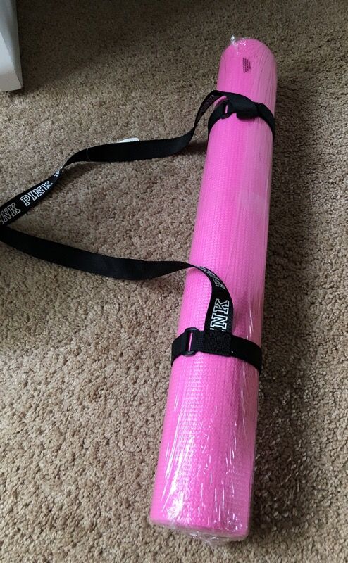 Yoga mat by pink