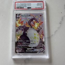 Pokemon Charizard Vmax Sv107/sv122 Psa 10