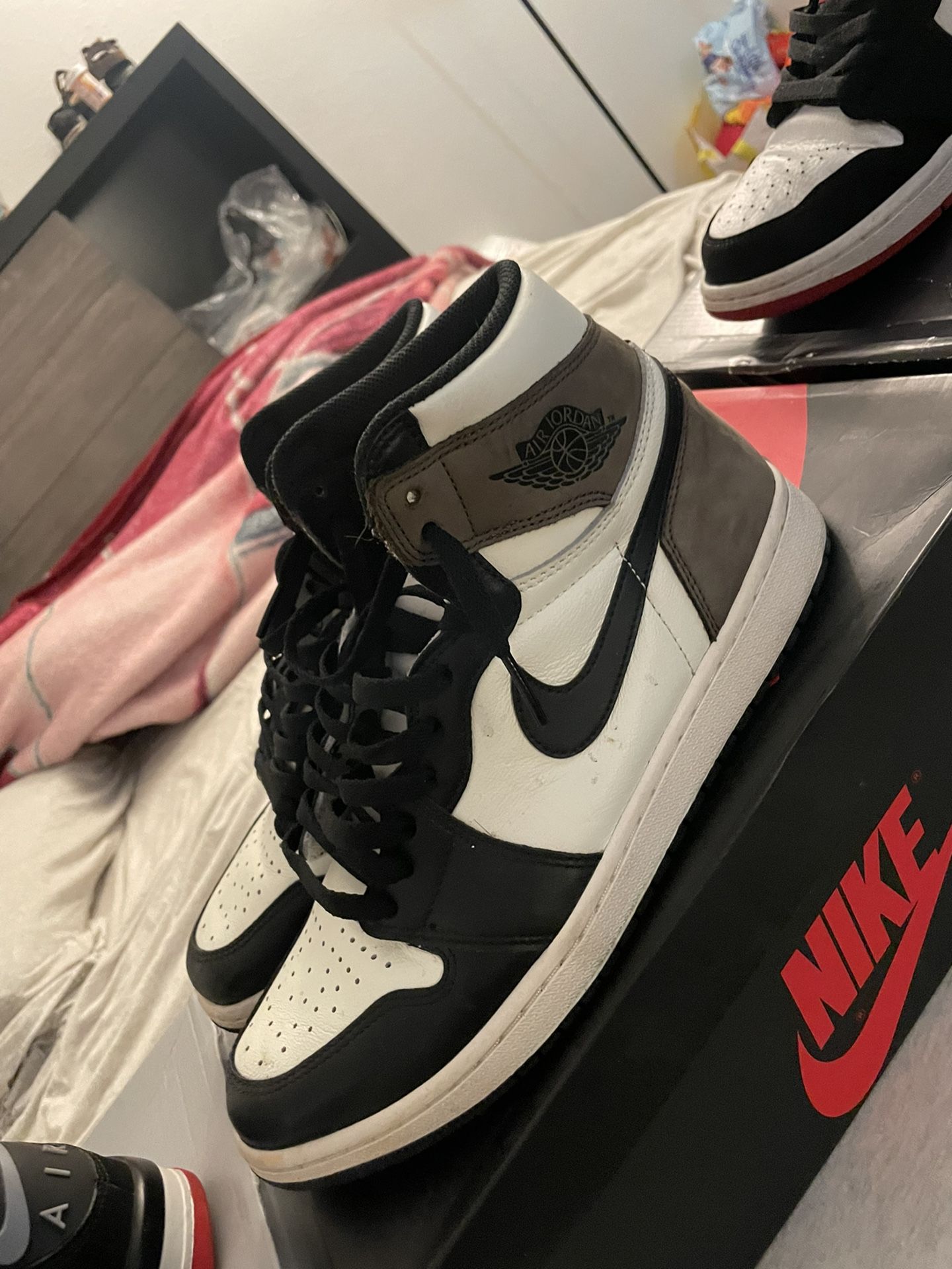 mocha jordan 1 size 10