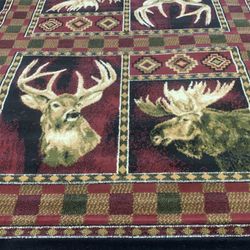 Cabin Area Rug New 