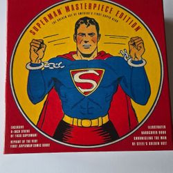 Superman 1999 Masterpiece Edition Box Set 8 Inch Statue, Comic, Hardcover Book