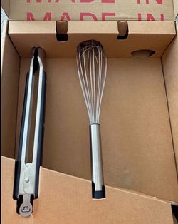 Made In Whisk And Tongs New In Box  (original)