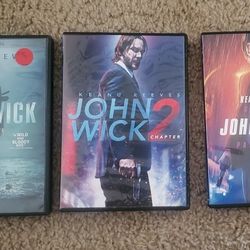John Wick Chapter 1, 2 & 3 Bundle (DVD)