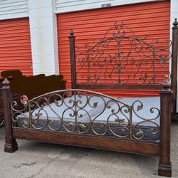 King Size Bedroom Frame With Boxspring 