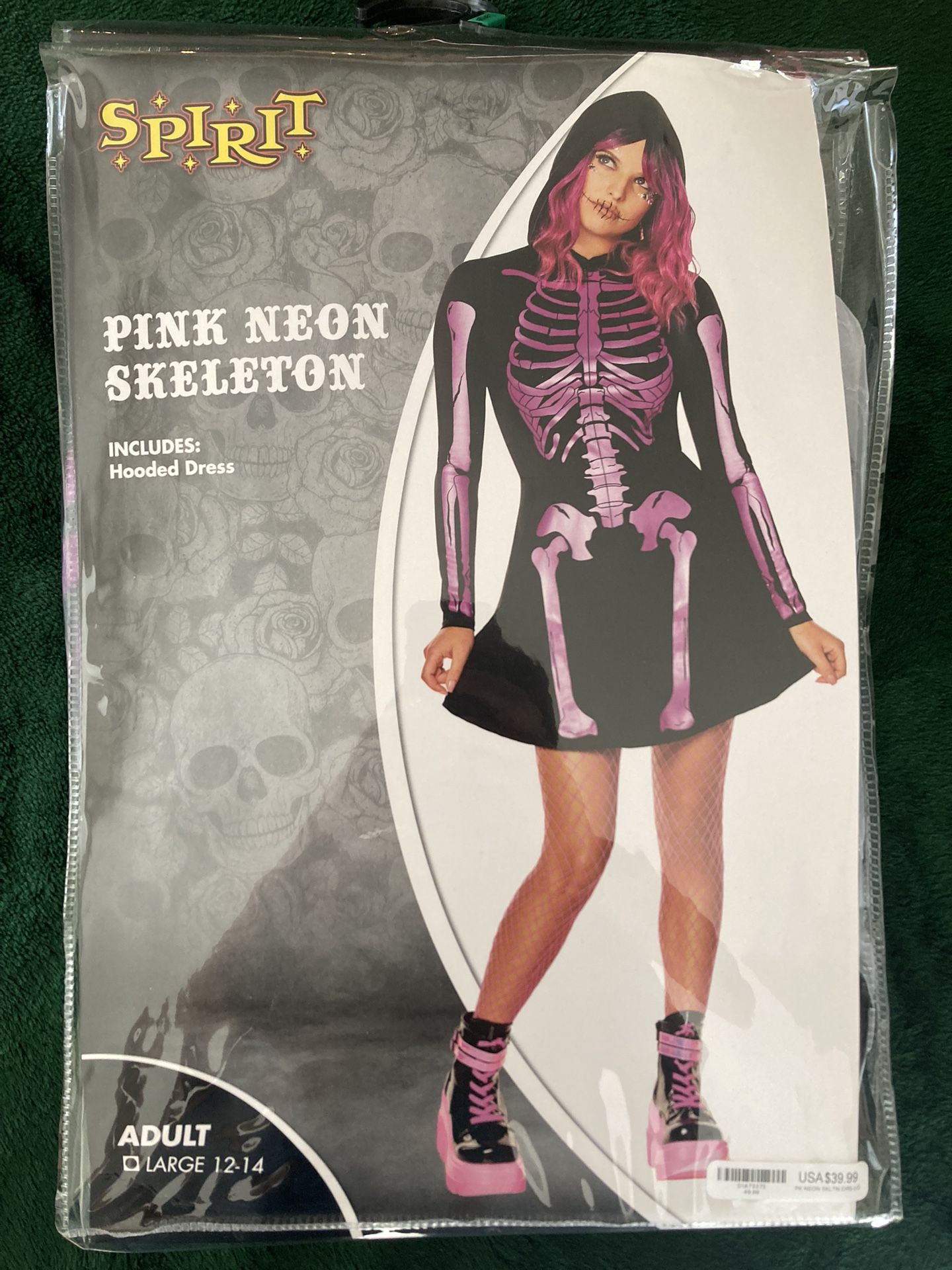 Pink Skeleton Dress
