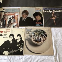 Peter & Gordon: Lot Of 5 Vinyl LP’s, See Photos For Titles