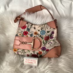 Luxury Bag Floral Hobo