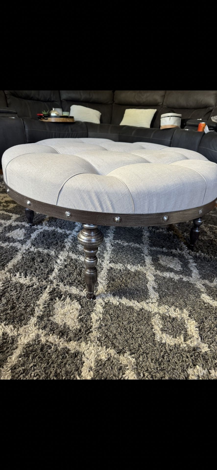Ottoman With Tray