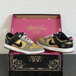 Nike Dunk Low ‘Familia’ Dia De Muertos                               Size 7.5 Men / 9 Women 