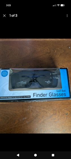 Golf Ball Finder Glasses Ball Spotter Sunglasses NEW w/ Case