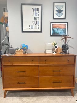 Wood 6-Drawer Dresser