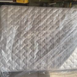 Queen  Bedframe And Mattress