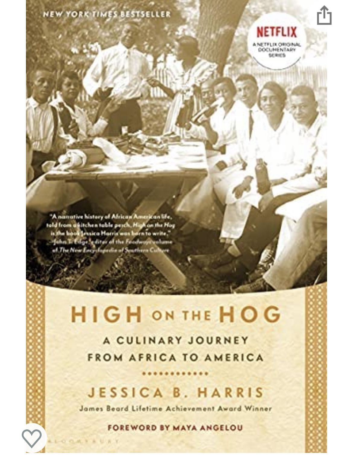 High On The Hog Paperback Book New