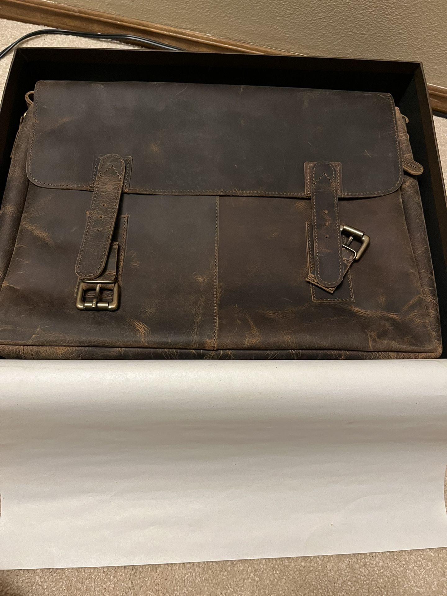 Moonster Handmade leather Messenger Bag
