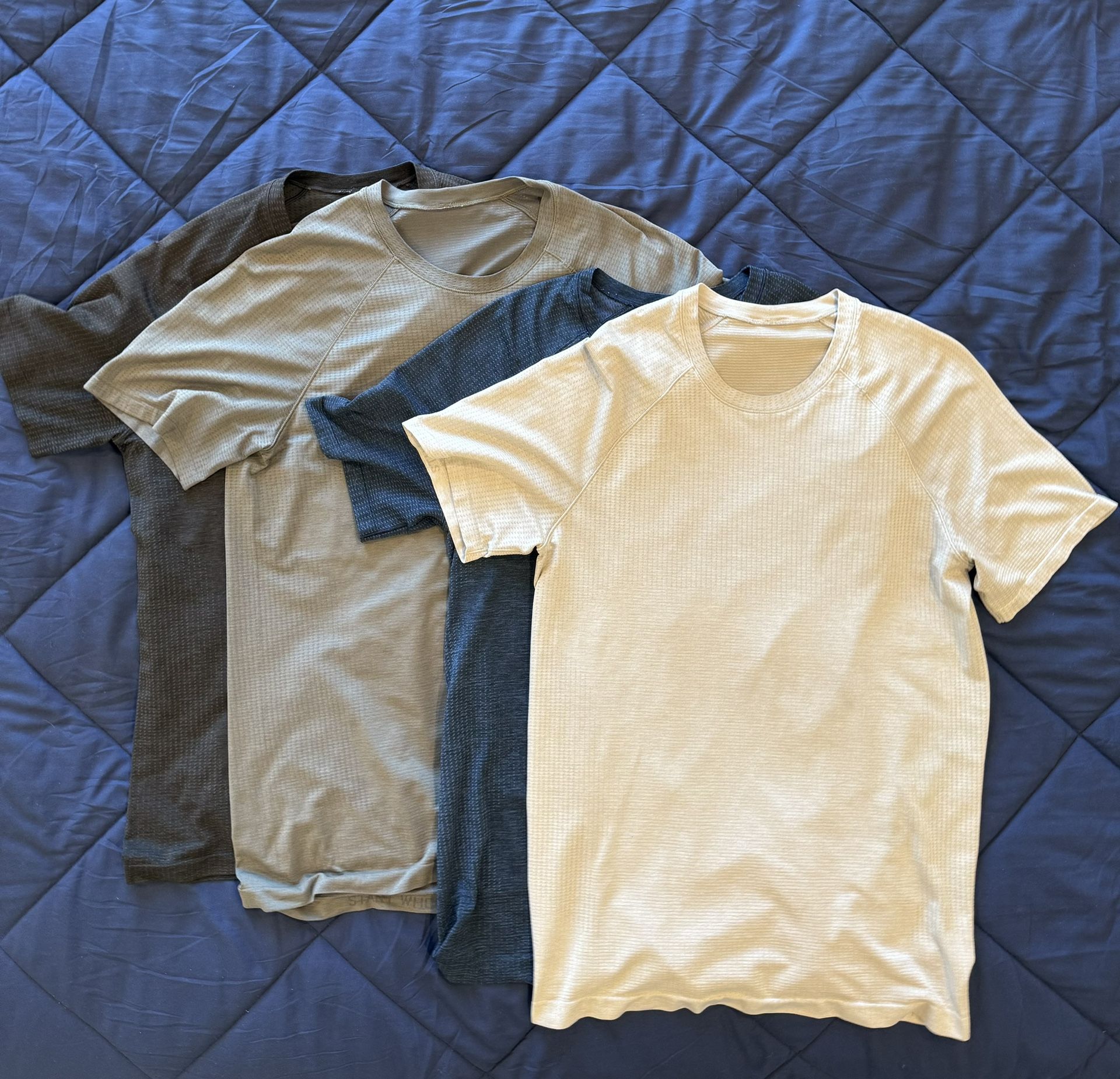 Lululemon Metal Vent Tees (M) & Pace Breaker Shorts 9” (S) - Great Condition!