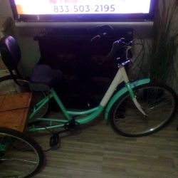 Blue/Green 3 Wheel Trike Trycicle. Brand NEW