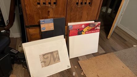 Art supply canvases