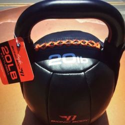 New Bionic 20 lb Soft Kettlebell $1 a pound Have All Kettlebell Weights 10 To 40 lbs Kettle weights Weight, workout, gym equipment, barbell, fitness, 