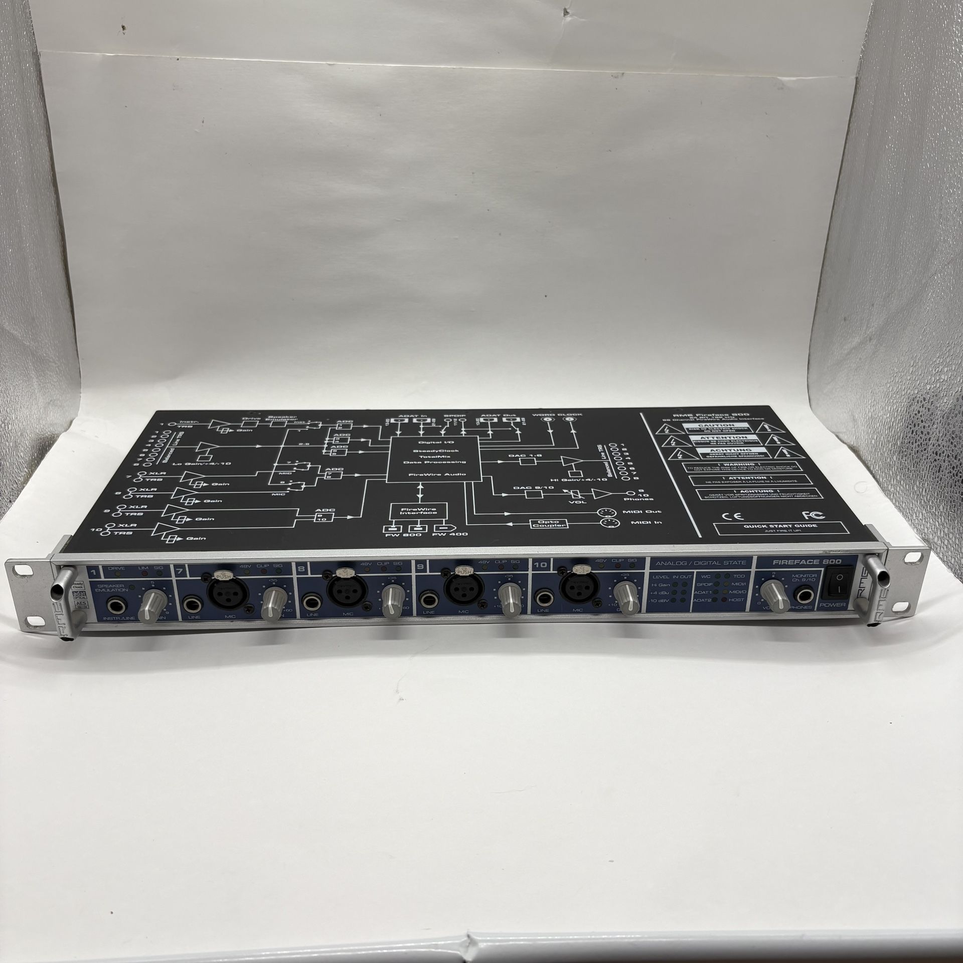 RME Fireface 800 FireWire Audio Interface/MIDI Interface