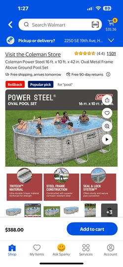 Almost New Above Ground Pool