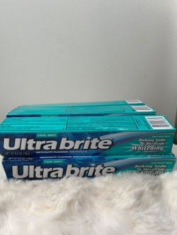 Ultra Brite Baking Soda & Peroxide Whitening Toothpaste 6-Pack