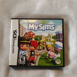 My Sims Nintendo DS DSi 3DS 2DS Game Complete With Case And Manual