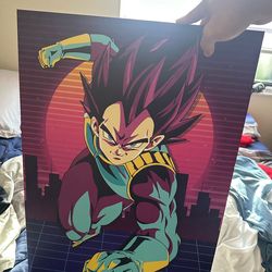 Metal vegeta displate poster