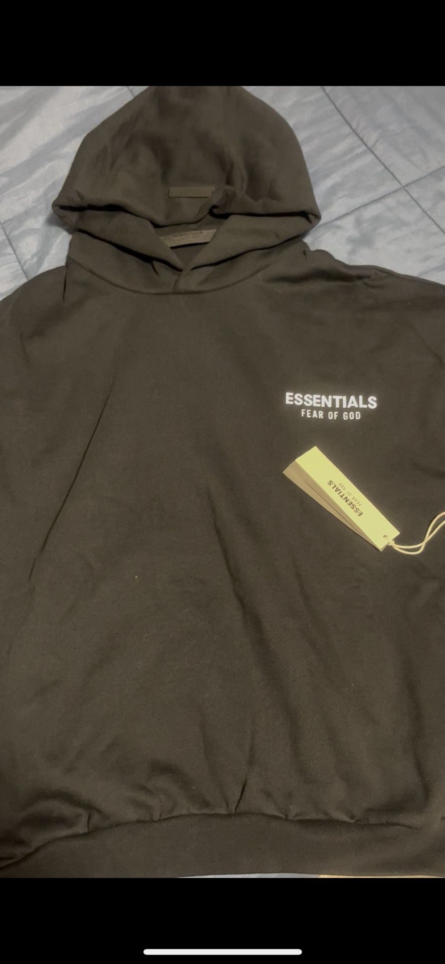 Essentials Fleece hoodie 'Black'